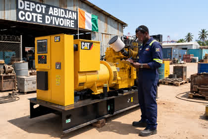 Groupe électrogène Caterpillar pour un usage professionnel